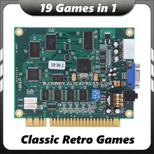 19 in 1 Jamma Game Board Multi Retro Classic Games Arcade PCB Support CGA VGA Output for Cocktail Upright Bartop Cabinet Machine 2024 - buy cheap