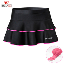 WOSAWE-falda de tenis deportiva con forro para mujer, minifalda corta Sexy de bádminton, transpirable, de secado rápido, plisada 2024 - compra barato