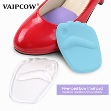 VAIPCOW-protector de Gel para el antepié, plantillas de silicona para zapatos, almohadillas antideslizantes para tacones altos, para mujeres 2024 - compra barato