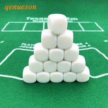 Hot Top Quality 50Pcs/Lot 20mm Blank Dice White Rounded Corner D6 Can Write White Blank Dice Creative Teching DIY Board Game Set 2024 - buy cheap