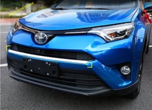 Lapetus ABS Front Face Bumper Protection Plate Cover Trim 1 Pcs Fit For Toyota RAV4 RAV 4 2016 2017 2018 Auto Accessories 2024 - buy cheap