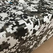 Digital Adhesive Black White Camo Vinyl Wrap Camouflage Film With Air Bubble Free For Car Wrapping Motocycle Decal Graphics 2024 - buy cheap