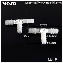 2020 Free shipping!(10pcs/Lots) MJ-T9 Tee pipe connectors 9mm three way pipe joint 2024 - buy cheap
