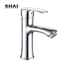 SHAI-grifo de latón para lavabo de baño, grifería de un solo mando con acabado cromado, agua caliente y fría, SH2704 2024 - compra barato