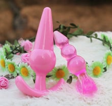 2pcs/set Butt Plugs Adult Products Anal Dildo sex products anal plug Waterproof 2015 Anal Sex Toys sex toy 2024 - buy cheap