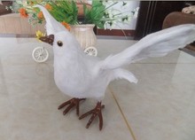 new simulation pigeons toy white flying lifelike handicraft bird about 30x16x18cm 2024 - buy cheap