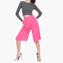 2017 Spring Summer Fashion High Waist Hippie Wide Leg Pants Female Plus Size Loose Casual Calf Length Pants Trouser for Women 2024 - buy cheap