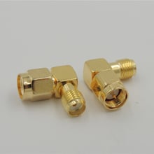 SMA Male to Female Right Angle 90 Degree RF Adapter Coaxial Coax Connector for Wi-Fi Antenna Extension Cable 2024 - buy cheap