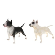 2pcs Plastic Realistic Wildlife Animals Bull Terrier Dog Action Figure Toys Playset, Kids Toddler Nature Toys Decor Collectibles 2024 - buy cheap
