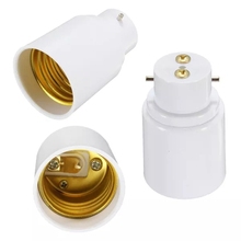B22 to E27 Screw Socket LED Halogen Light Bulb Lamp Holder Converter Adapter 2024 - buy cheap