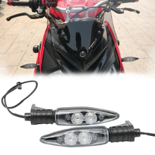 Sinal de seta para motocicleta, sinal led de seta dianteira, para bmw r1200gs, f650gs, f800r, c600, 2024 - compre barato