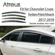 Atreus 1set ABS For 2018 2017 2016-2011 Chevrolet Cruze Sedan Accessories Car Vent Sun Deflectors Guard Smoke Window Rain Visor 2024 - buy cheap