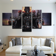 Wall Art Canvas Painting Frame Living Room Home Decor 5 Pieces Dark Souls Pictures Modern Abstract BOSS Throne Game Poster 2024 - buy cheap