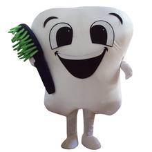 Brand New tooth mascot costume party costumes fancy dental care character mascot dress amusement park outfit  Free shipping 2024 - buy cheap