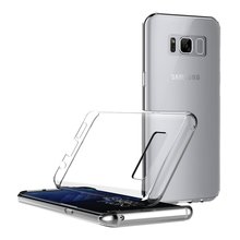 Чехол для samsung Galaxy S8 плюс 6,2 дюймов ультра тонкий мягкий Силиконовый ТПУ Резиновая Силиконовый бампер прозрачная задняя крышка прозрачный чехол для телефона 2024 - купить недорого