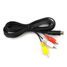 For Sega Genesis 2 3 Audio Video AV Cable Cord RCA Cable for Mega Drive MD 2 3 2024 - buy cheap