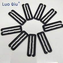 Belt buckle Coated black type 9 metal bar Buckles clips for Lingerie Adjustment accessories DIY High quality 30mm 50pcs/lot 2024 - buy cheap