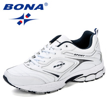Мужские кроссовки BONA, черные кроссовки для взрослых, спортивная обувь для взрослых 2024 - купить недорого