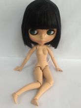 Кукла blyth, для комбинированного тела, с черным ворсом, загорелой кожей, фабричная кукла, подходит для самостоятельной смены BJD, игрушка для девочек