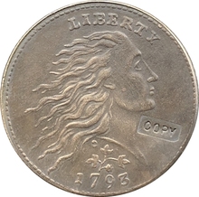 Monedas de hoja de corona, copia de 100%, fabricación, venta al por mayor, 1793 2022 - compra barato