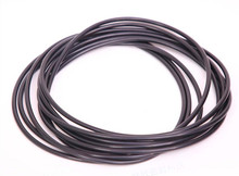 1 piezas de cable de 8,6mm diámetro negro caucho de nitrilo-butadieno NBR anillo impermeable aislamiento de goma de la banda de 120-145mm diámetro exterior 2024 - compra barato