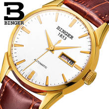 Switzerland men's watch luxury brand Watches BINGER Automatic Mechanical Men's Watches waterproof Diamond Clock  B1128-22 2024 - buy cheap