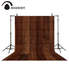 Allenjoy photography backdrops Wood grain adhesion wood brick wall backgrounds for photo studio 2024 - buy cheap