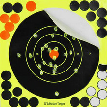 10Pcs Splatter Self Adhesive  8-Inch Targets Adhesive Stickers Fluorescent Yellow for Guns Air Rifle Target Practice Shooting 2024 - buy cheap