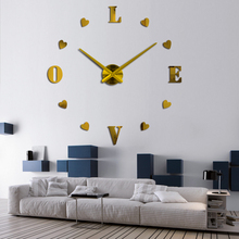 2019 New Diy Wall Clock Acrylic diy Clocks Quartz Watch Reloj De Pared Living Room Modern 3d Mirror Stickers Horloge Home Klok 2024 - buy cheap