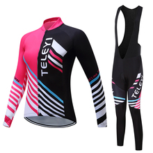 Camisa de ciclismo feminina da moda, conjunto de roupas de bicicleta para mulheres, roupas de bicicleta de estrada, traje mtb, pele esportiva, kit de vestido, 2021 2024 - compre barato