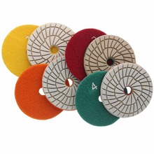 4 Step Polishing Pad 4 Inch 100mm Abrasive Disc Wheel Diamond Tool For Stone Marble Granite Tile Flexible Grinding 2024 - buy cheap