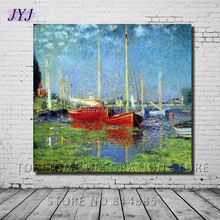 Famous Reproduction Art  Argenteuil 1875 by Claude Monet 100% Handmade Oil Painting Canvas Wall Art Gift Top Home Decor CM025 2024 - buy cheap
