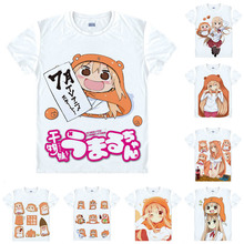 Camiseta de Anime Coolprint, ¡himuto! Camisetas de manga corta Umaru Doma, Nana Ebina, Kirie, Motoba, Cosplay, motivos, Hentai 2024 - compra barato