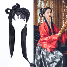Женский винтажный косплей волос в форме принцессы, товары для волос для Хэллоуина, вечеринки, королевы, косплей 2024 - купить недорого