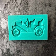 Carriage modeling Cake Tool baking silicone mold hightemperature DIY chocolate cake decoration fondant Epoxy silicone mold H177 2024 - buy cheap