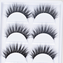 NEW 5 pairs Mink Eyelashes 3D False lashes Thick Crisscross Makeup Eyelash Extension Natural Volume Soft Fake Eye Lashes 2024 - buy cheap