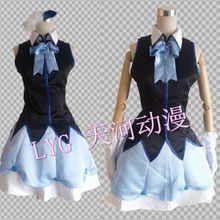 Kyoukai No Kanata Nase Mitsuki Cosplay Costume Full Set Stage Uniform tops+skirt+tie+gloves+headwear 11 2024 - buy cheap