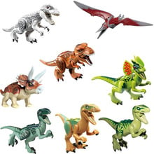 Brinquedo de dinossauro jurássico, brinquedo para crianças, 8 peças 2024 - compre barato