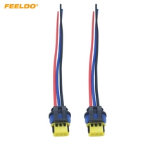 FEELDO 2pcs Car HID Xenon Bulb Ballast Plug Cable D1 D3 HID Cord Connector Wire Harness Power Cable #5968 2024 - buy cheap