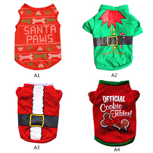 Roupas para cães de estimação, xs/s/m/g, fantasia de desenho animado para cachorro pequeno, traje de natal, vestuário para cães com gatinho 2024 - compre barato