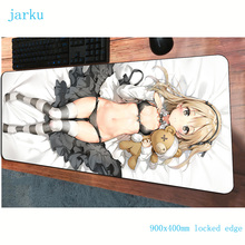 japanese anime mouse pad 900x400mm mousepads cheapest best gaming mousepad gamer Popular personalized mouse pads keyboard pc pad 2024 - buy cheap