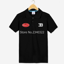 Summer Bugatti POLO shirt 4S shop short-sleeved overalls male workers polo shirts 2024 - buy cheap