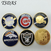 US Football Team Custom Challenge Coins in High Quality Metal Football Coins Hot Sales Coins 5pcs/set 2024 - buy cheap