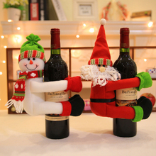 Рождественские украшения, Рождественский Снеговик, Санта-Клаус, подарок, украшения для винной бутылки, товары, украшение 7A0661 2024 - купить недорого