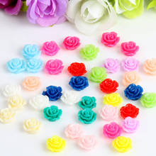 98pcs 10mm resin flowers cabochons cameo flat back earrings necklace bezel nail beauty manicure rose mobile phone case glue on 2024 - buy cheap