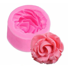 ¡Novedad! molde de silicona para Fondant de rosas en 3D, molde para hornear pasteles, galletas, jabón de Chocolate, artesanía de azúcar, Cupcake 2024 - compra barato