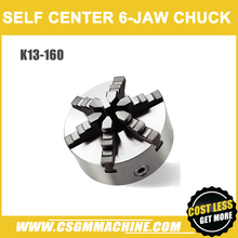 K13-160 6 jaw chuck/160MM manual lathe chuck/6-Jaw Self-center Chuck 2024 - buy cheap