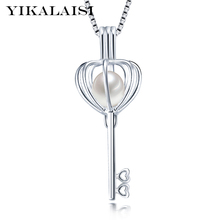 YIKALAISI  925 Sterling Silver Jewelry For Women cage Pendants Pearl Jewelry Natural Freshwater Pearl   Gift 2024 - buy cheap