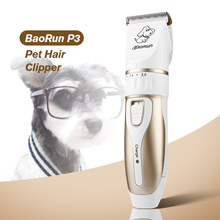 2019 BaoRun P3 EU/US Plug Professional Pet Electric Hair Clipper Dog Cat Grooming Clippers Rechargeable Dog Hair Trimmer Cutters 2024 - buy cheap