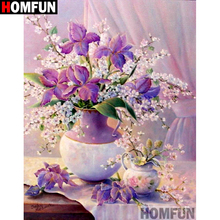 HOMFUN Full Square/Round Drill 5D DIY Diamond Painting"Flower landscape"Embroidery Cross Stitch 3D Home Decor Gift A10278 2024 - buy cheap